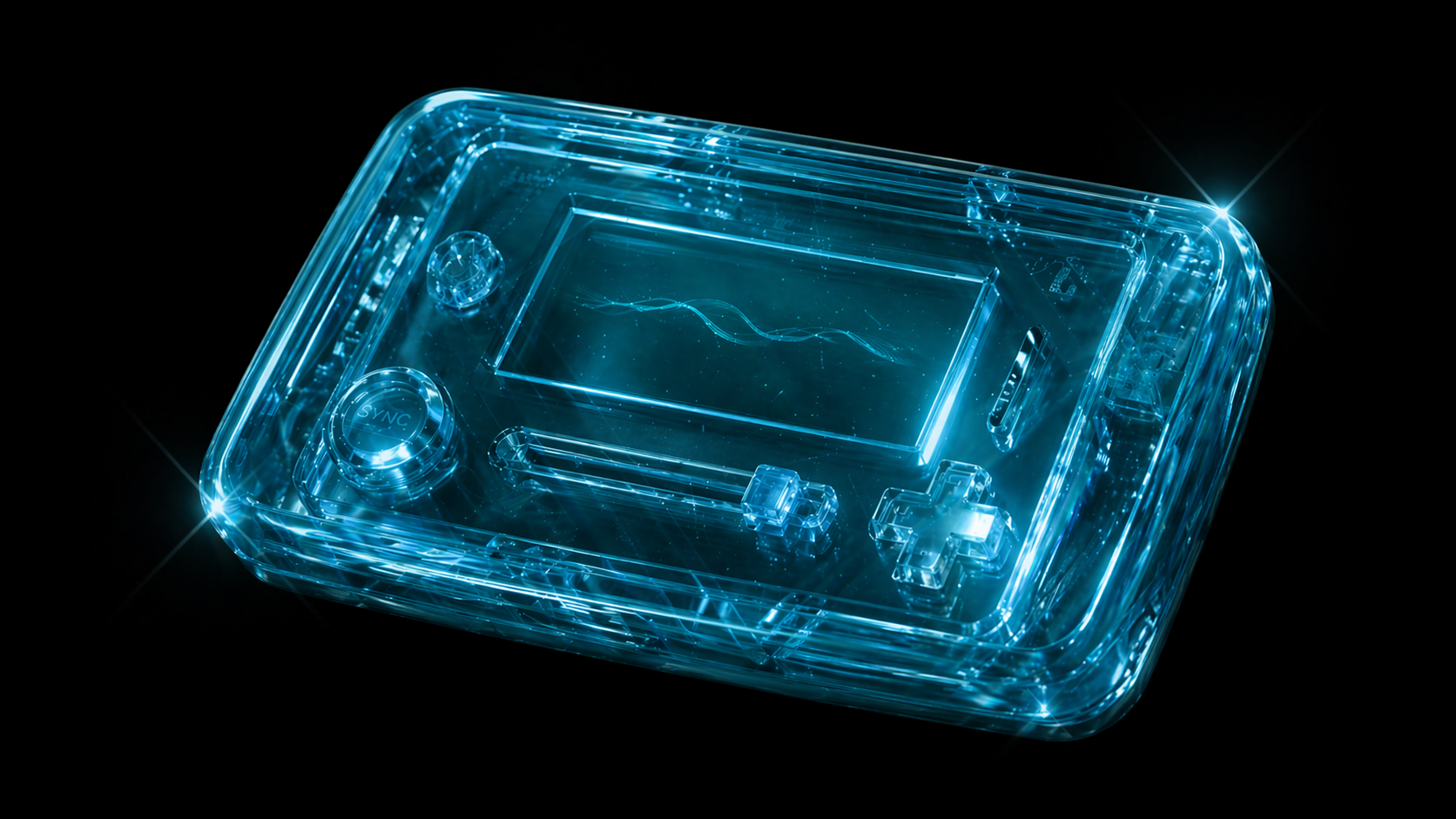 Unrecorded device — cobalt colorway