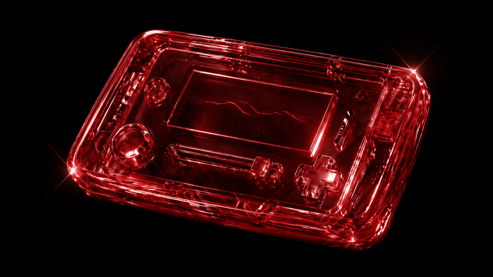 Unrecorded device — ruby colorway